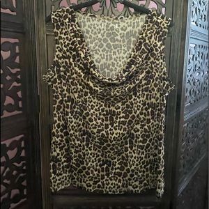 Leopard Top - Lightly Worn